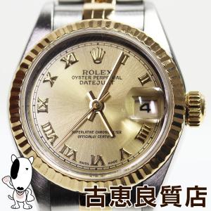 ROLEX ロレックス デイトジャスト 69173 オイスター レディース MT1420 中古 腕時計  オートマ 自動巻き　U番 (H30/12/2 OH・仕上げ済み）/質屋出店｜koera