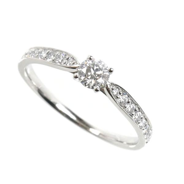 TIFFANY&amp;Co. ティファニー Pt950プラチナ ハーモニー リング・指輪 ダイヤモンド0....