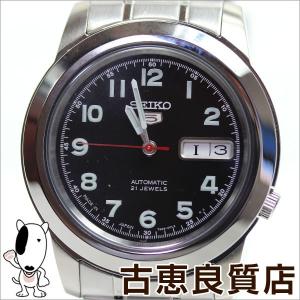 新品/未使用品/SEIKO 腕時計セイコー5 ファイブ 海外モデル SNKK35J1 メンズ AT オートマチック 黒文字盤/買取品/質屋出店/あすつく/MT828｜koera