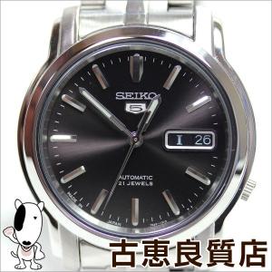 新品/未使用品/SEIKO 腕時計セイコー5 セイコー ファイブ 海外モデル SNKK71J1 メンズ AT オートマチック 黒文字盤/買取品/質屋出店/あすつく/MT829｜koera