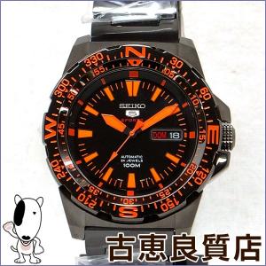 新品 未使用 SEIKO5 SPORTS セイコー５ スポーツ オートマチック 自動巻き 黒文字盤 海外モデル SRP547K1 (本店)｜koera