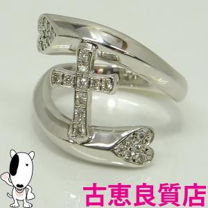 K18WG ダイヤモンドファッションリング 指輪 D0.23 10g リング サイズ11.5号 中古（本店）｜koera