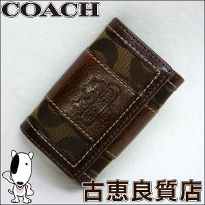 訳アリ未使用・買取品 コーチ COACH ハンプトンズ シグネチャー 6連キーケース F41569 (hon)値下げ｜koera