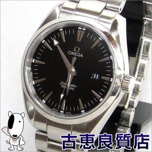 OMEGA オメガ シーマスター アクアテラ メンズ腕時計 QZ　クオーツ 39mm 黒文字盤 2517.50 （本店）｜koera