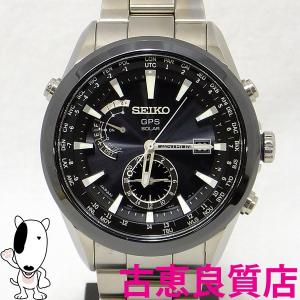 SEIKO セイコー アストロン  ソーラーGPS衛星電波腕時計 メンズ  チタン/セラミック 7X52-0AA0/SBXA003(SAST003)  中古（hon）｜koera