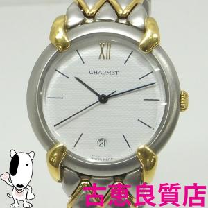 /CHAUMET ショーメ ボーイズ腕時計グリフィス クオーツ コンビブレスホワイト文字盤 /中古/訳アリ品｜koera