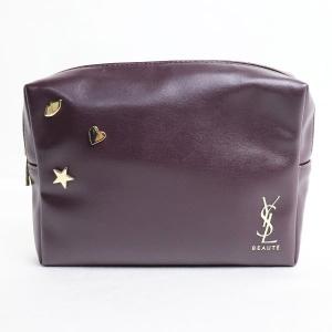 イヴ・サンローラン YSL ポーチ ボーテ ノベルティ ワイン/中古/質屋出店｜koera