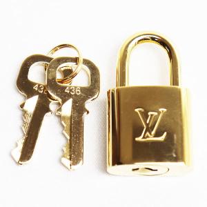 LV lv ルイヴィトン LOUIS VUITTON パドロック カデナ キーホルダー バッグチャーム  ゴールド 南京錠 436/中古/極美品｜koera