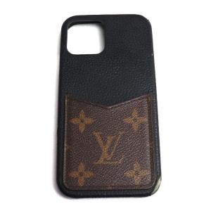 LOUIS VUITTON ルイ・ヴィトン iPhone12/12Pro バンパー iPhoneケース モノグラム M80080 中古｜koera