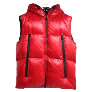 MONCLER モンクレール AGNEAUX size1 ダウンベスト レッド F20911A51C00 68950 1 メンズ 中古 美品｜koera