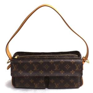 LOUIS VUITTON ルイ・ヴィトン ヴィバシテMM ショルダーバッグ モノグラム ブラウン M51164 AR0027 レディース 中古