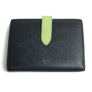 CELINE セリーヌ 財布 二つ折り財布 ミディアム ストラップ CELINE セリーヌ 財布 二つ折り財布 ミディアム ストラップ
