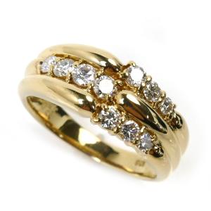 K18YG イエローゴールド ダイヤ リング・指輪 ダイヤモンド1.60ct 10.5  