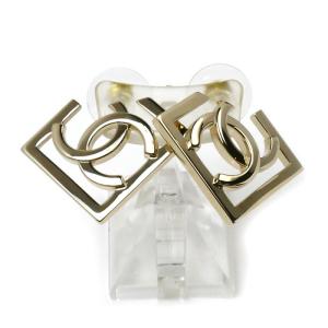 CHANEL シャネル メタル ココマーク スクエア ピアス ABB739 