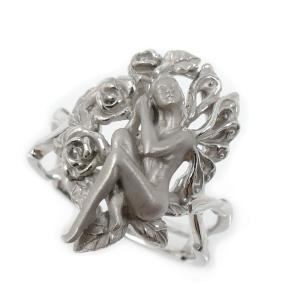 K18WG ホワイトゴールド カレライカレラ リング・指輪 15号 7.7g レディース 中古