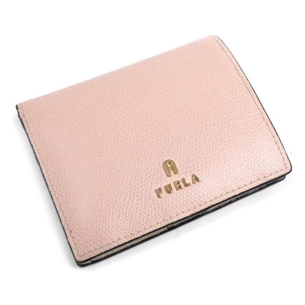 Furla フルラ カメリア S コンパクトウォレット 二つ折り財布 ピンク WP00304 レディ...