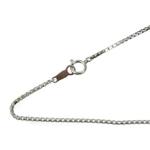 Pt850プラチナ ネックレス ベネチアン 9.9g 60cm ユニセックス 中古