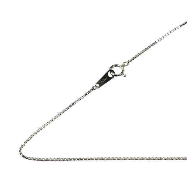 Pt850プラチナ ネックレス ベネチアン 5.1g 60cm レディース 中古 美品