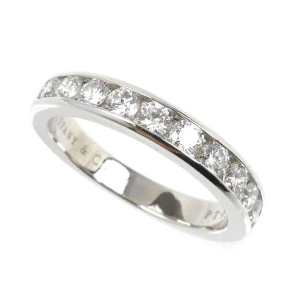 TIFFANY&amp;Co. ティファニー Pt950プラチナ ハーフエタニティ リング・指輪 ダイヤモン...