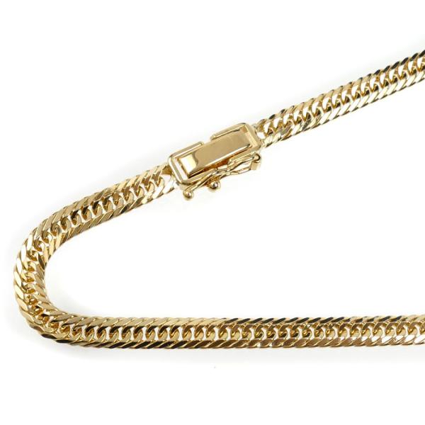 K18YG イエローゴールド ネックレス 喜平8面トリプルカット 20.2g 50cm メンズ 中古