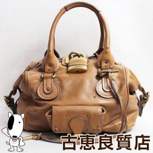 クロエ Chloe パディントン ハンドバッグ ショルダーバッグ ボストンバッグ ブラウン/質屋出店あすつく/中古/値下げ｜koera