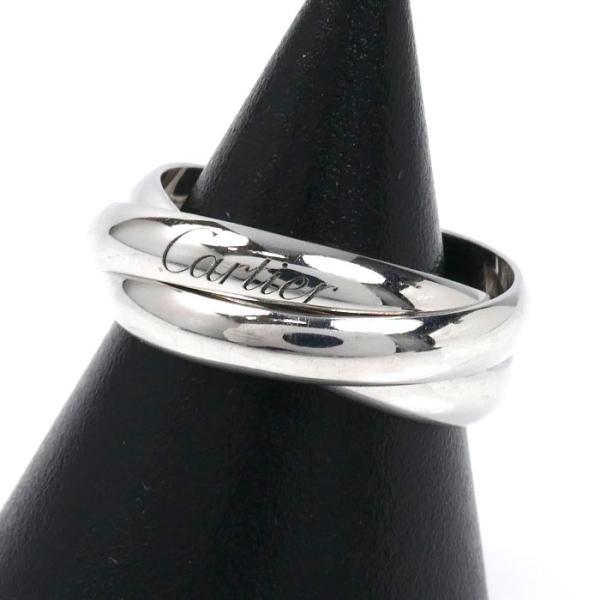 CARTIER カルティエ K18WG ホワイトゴールド トリニティ リング・指輪 14.5号 55...