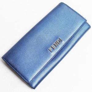 FENDI フェンディ 長財布 8M0251 EYN 128 2401 ユニセックス ブルー あすつく 中古｜koera