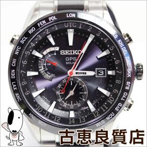 セイコー SEIKO アストロン 7X52-0AF0/SBXA015 ソーラーGPS衛星電波修正 クロノグラフ セラミックベゼル・チタン/中古/MT1175｜koera