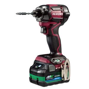 HiKOKI ハイコーキ マルチボルト(36V)コードレス インパクトドライバ フレアレッド WH36DC2XPRSZ 未使用 買取品｜koera