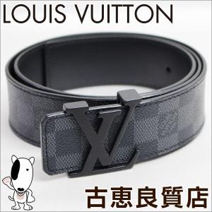 LV ルイヴィトン LOUIS VUITTON ベルト M9808 サンチュール・イニシアル 40MM ダミエグラフィット/中古/質屋出店｜koera