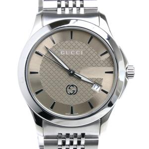 GUCCI グッチ Gタイムレス 腕時計 電池式 YA1264107/126.4 38ｍｍ　ブラウン メンズ 中古｜koera