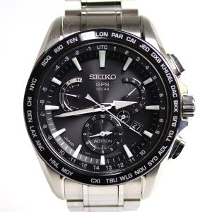 MT4183 セイコー SEIKO アストロン ASTORON ソーラーGPS衛星電波時計 GPSソーラー 腕時計 メンズ SS　SBXB077/8X53-0AD0-2/中古｜koera