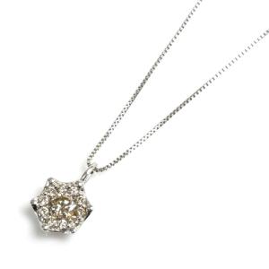 K18YG イエローゴールド パール フラワー ネックレス パール約3.5mm  