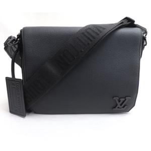 LOUIS VUITTON ルイ・ヴィトン テイクオフ・メッセンジャー ショルダーバッグ ブラック M57080 メンズ 中古 美品｜koera