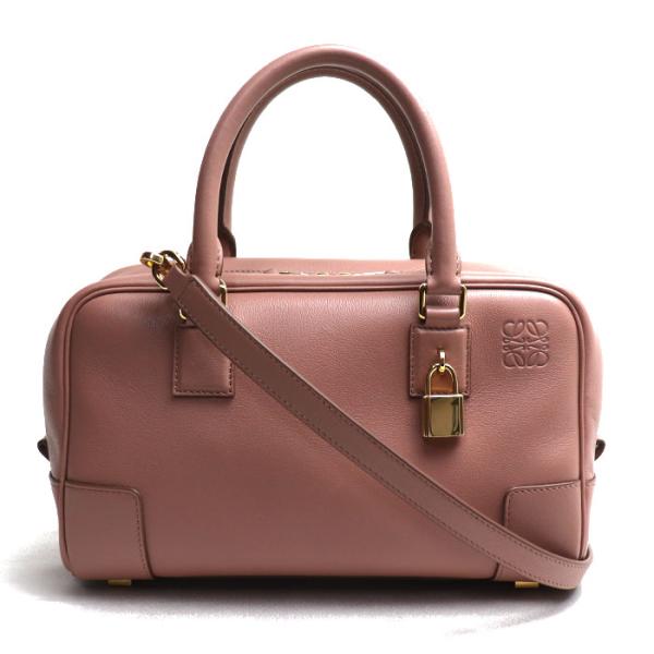 LOEWE ロエベ アナグラム アマソナ23 2Wayショルダーバッグ ピンクベージュ A039N0...