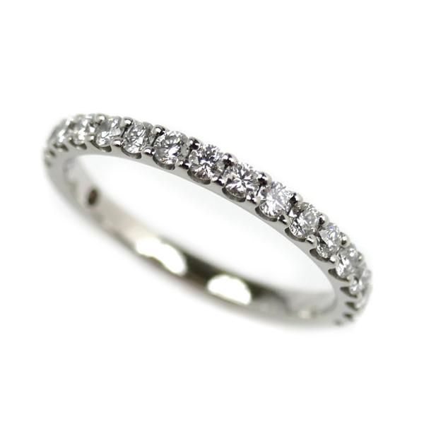 STAR JEWELRY スタージュエリー Pt950プラチナ ハーフエタニティ リング・指輪 ダイ...
