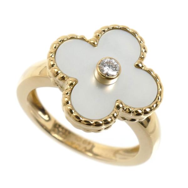 Van Cleef &amp; Arpels ヴァンクリーフ＆アーペル K18YG ヴィンテージアルハンブラ...