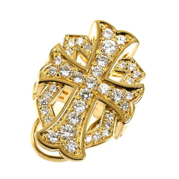 ゆきざき K18YG イエローゴールド ダブルトップ ペンダントトップ W50120.12.6.5 ...