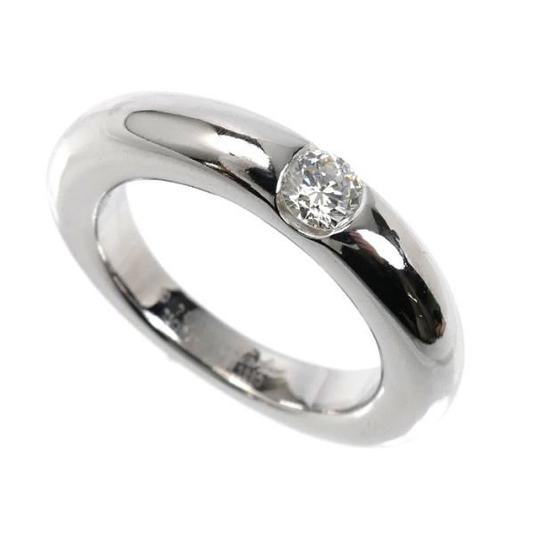 CARTIER カルティエ K18WG ホワイトゴールド エリプス リング・指輪 B4027350 ...