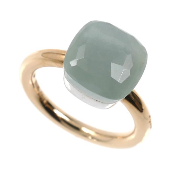 Pomellato ポメラート K18PG K18WG ヌード クラシック  リング・指輪 アクアマ...