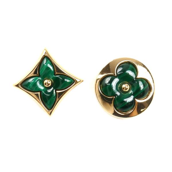 LOUIS VUITTON ルイ・ヴィトン K18PG スター/サン ブロッサム BB  ピアス Q...