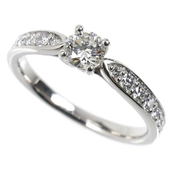 TIFFANY&amp;Co. ティファニー Pt950プラチナ ハーモニー ハーフサークル リング・指輪 ...