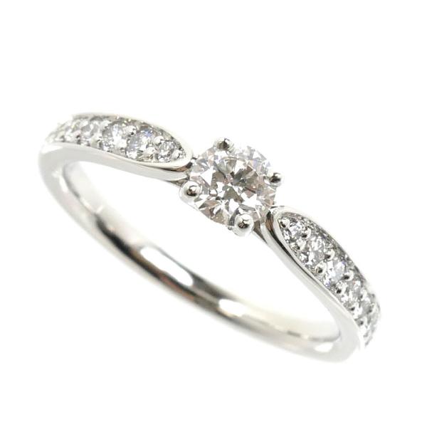TIFFANY&amp;Co. ティファニー Pt950プラチナ ハーモニー リング・指輪 ダイヤモンド0....
