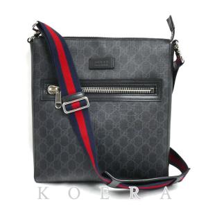 GUCCI グッチ メッセンジャー ショルダーバッグ ブラック 474137 シェリーライン メンズ 中古 美品
