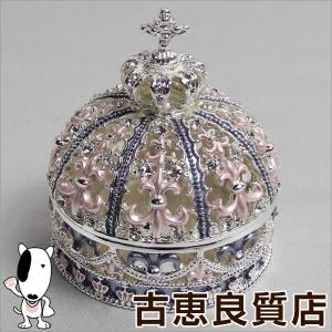 新品/未使用品/宝石箱 クラウン 007-5 バイオレット ジュエリーケース/買取品/質屋出店/あすつく｜koera