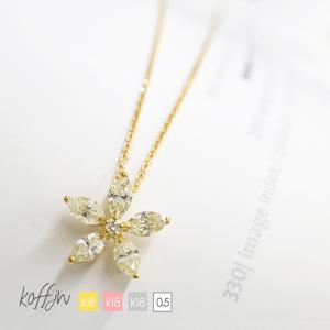 お気にいる ネックレス 追加 K18 ダイヤモンド ダイヤモンド 0.5ct