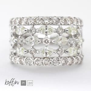 値下げ交渉可】Pt900 アコヤ真珠 パール ダイヤモンド リング 指輪 9.8  