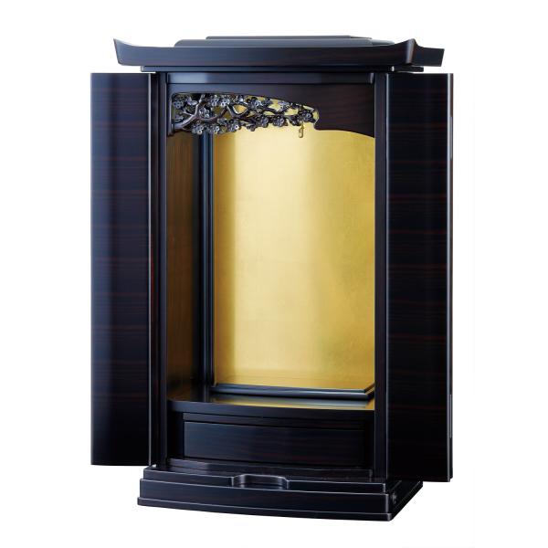 空千（本黒檀）（LED照明付き）創価学会仏壇　創価学会仏具　ミニ仏壇　コンパクト仏壇　モダン仏壇　上...