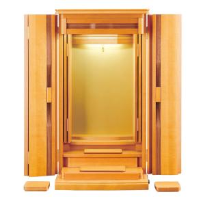 創価学会仏壇 エクラ ダークオーク 仏具 付属品 LED照明付 : 創価学会