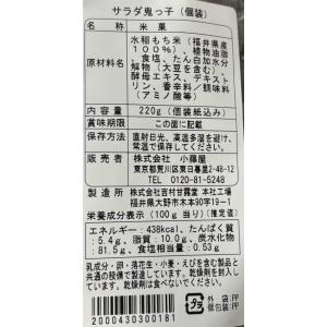 サラダ鬼っ子(大袋)個包装220gの詳細画像1